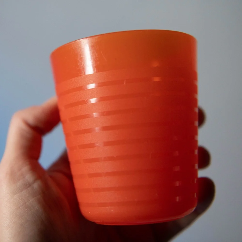 Set of 5 IKEA Henrik Preutz Kalas Plastic Travel Cups